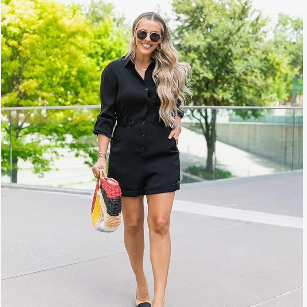The Drop Women’s Black Romper - Size small